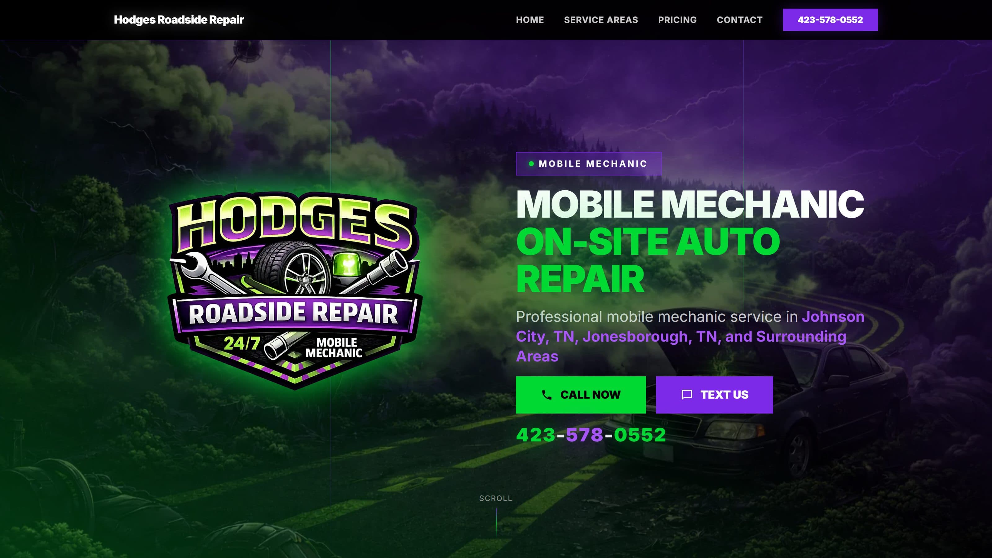 Hodges Roadside Repair project screenshot