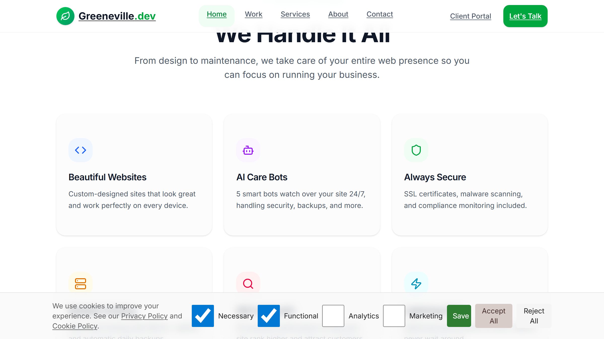 Greeneville.Dev screenshot 7