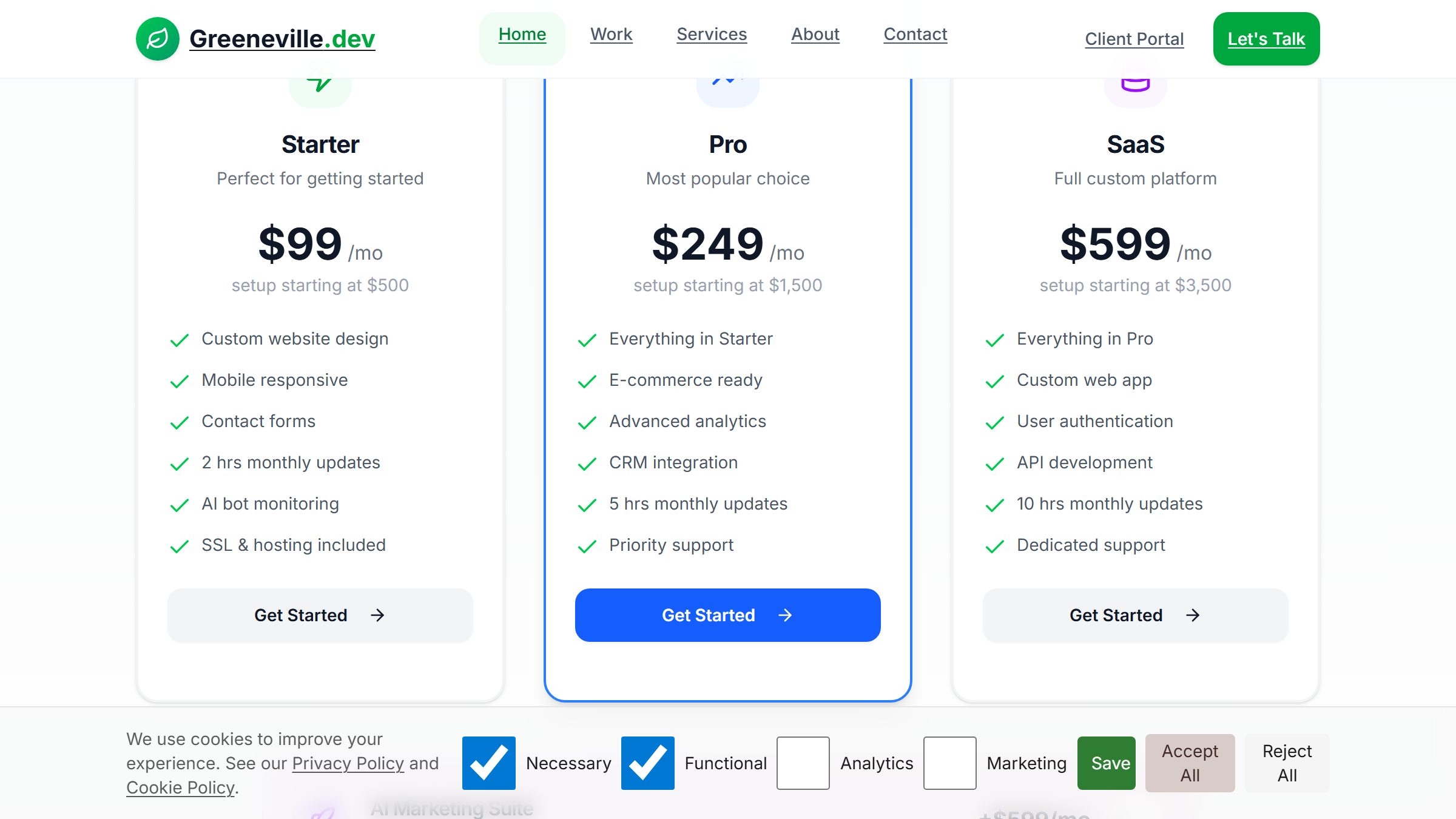 Greeneville.Dev screenshot 9