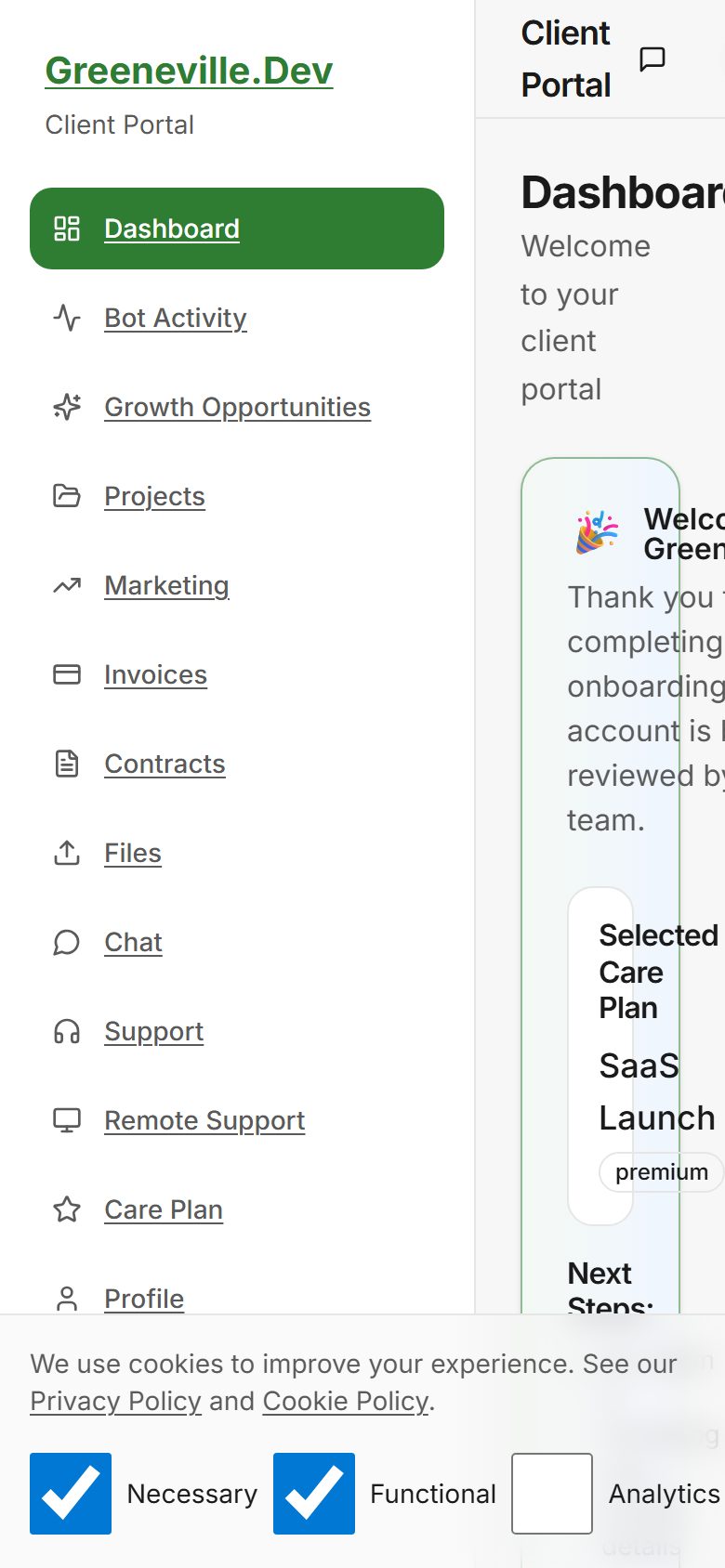 Greeneville.Dev screenshot 4