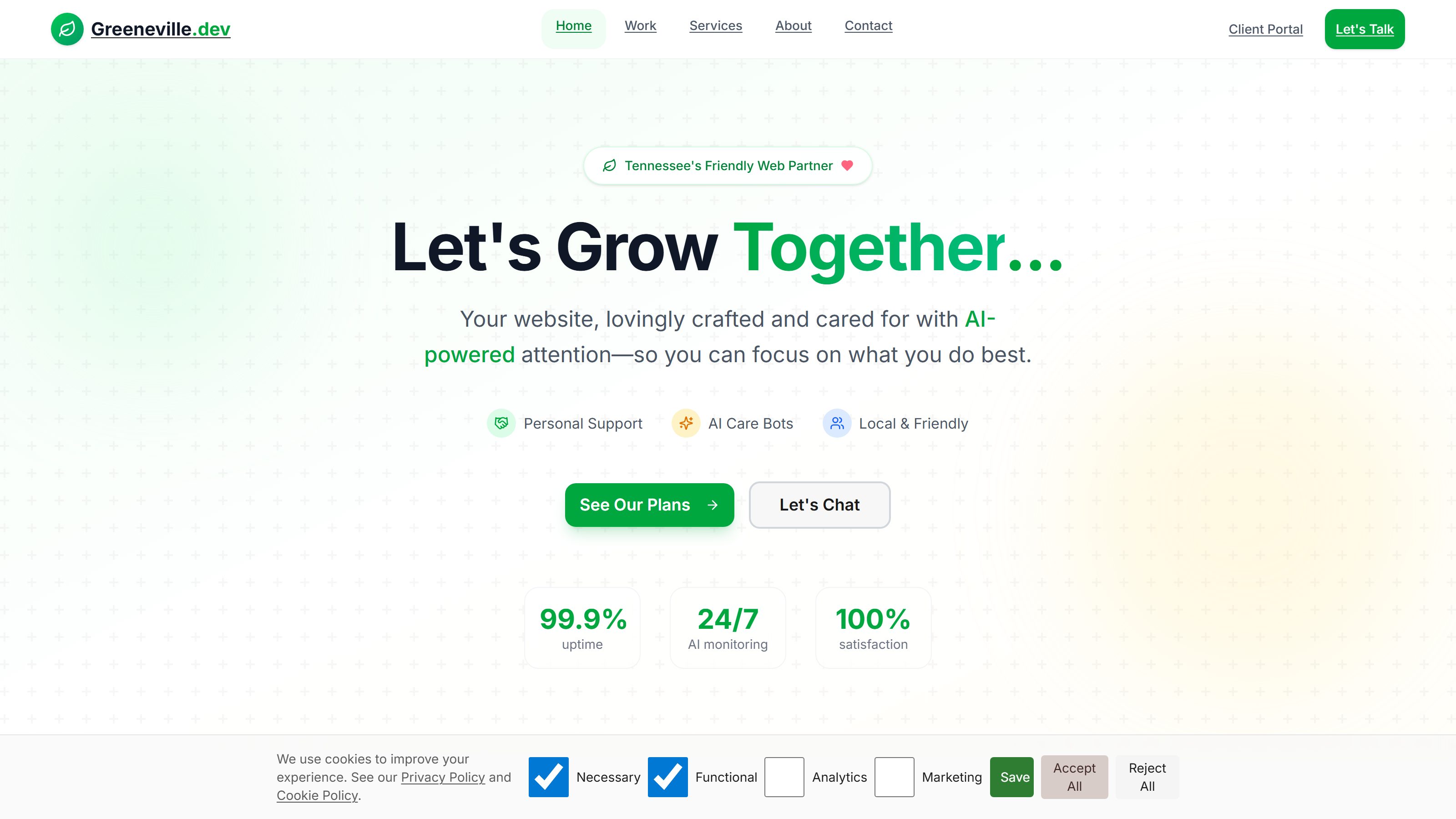 Greeneville.Dev screenshot 6