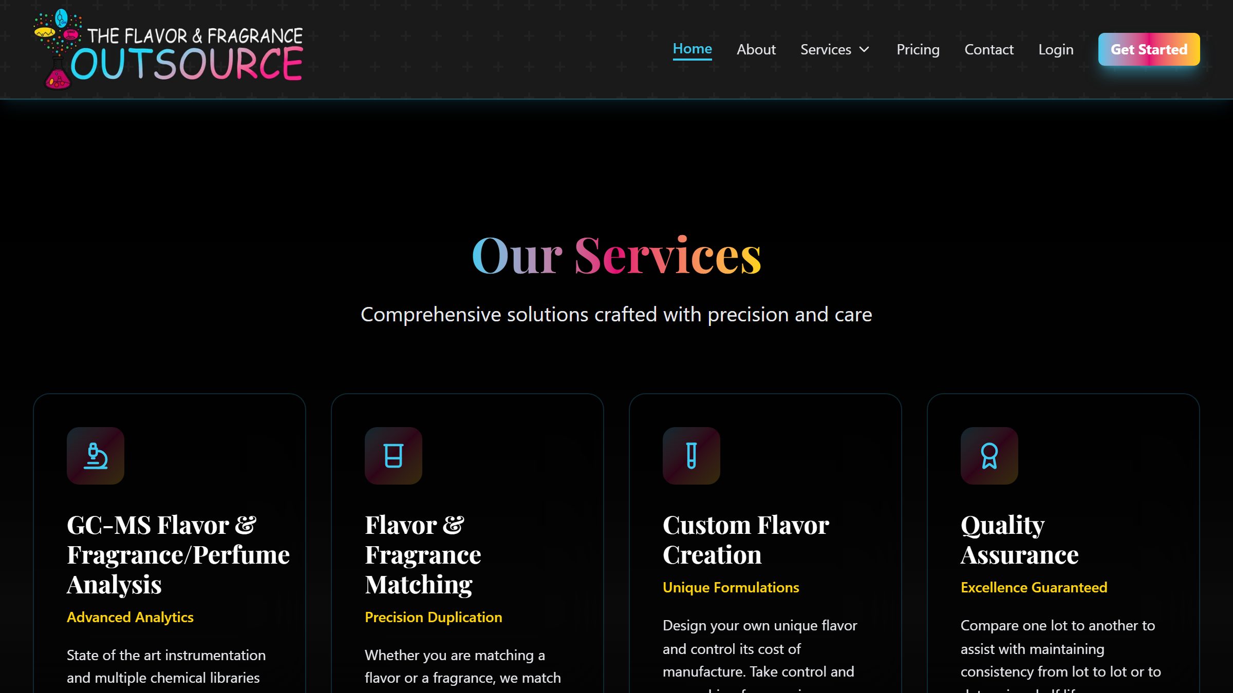 The Flavor and Fragrance Outsource screenshot 1