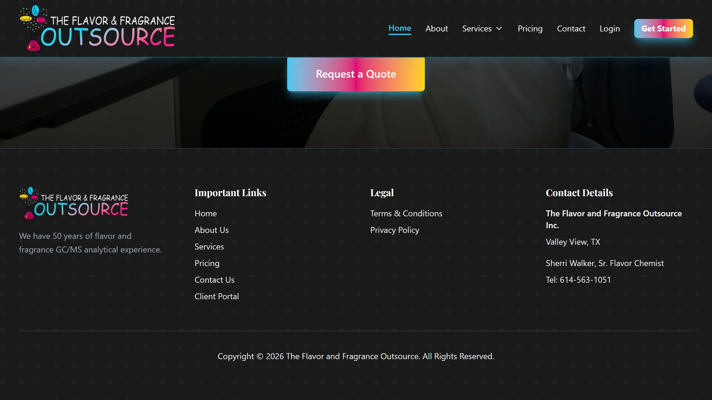 The Flavor and Fragrance Outsource screenshot 3